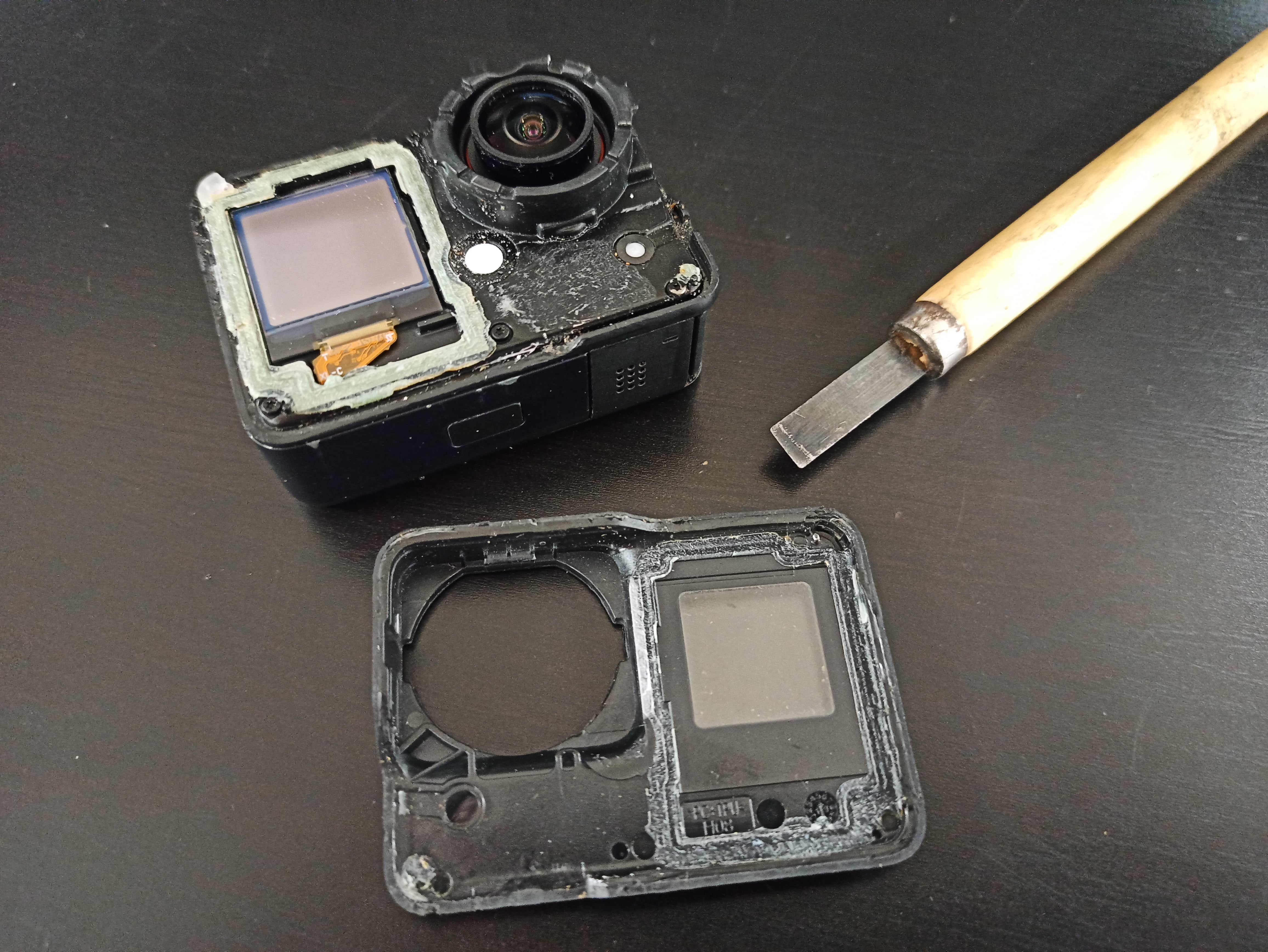 disassembled Front Plate